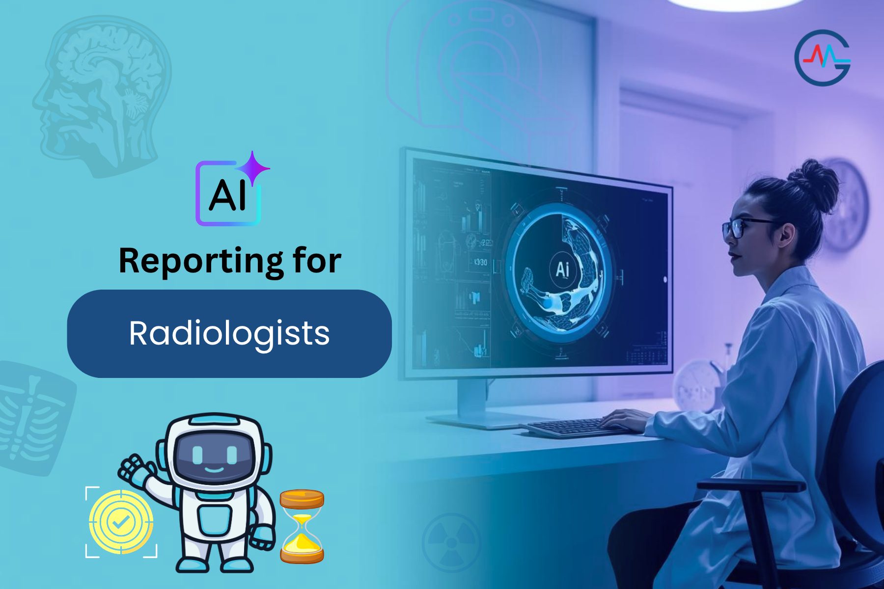 AI Reporting for Radiologists: One-click draft for accuracy & time management